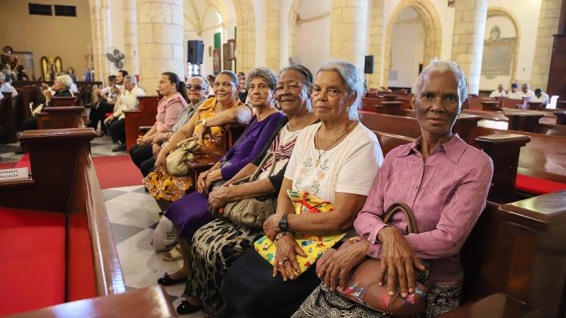 CONAPE celebra misa por motivo de celebrarse el Día Nacional de la Persona Envejeciente