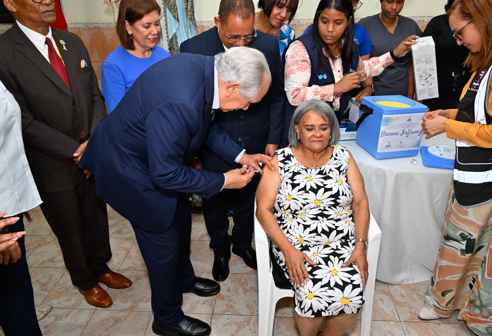 García Ramírez destaca impacto de jornada de vacunación en la mejoría de la salud de los adultos mayores